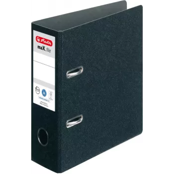 HERLITZ kaust A5 püstine 75 mm selg must 5175807