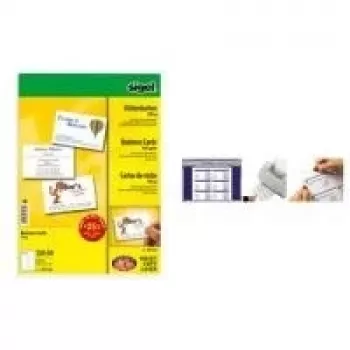 SIGEL DP939 Visiitkaardid High White 85 x 55 mm 200 g/m² 600 kaarti (60 lehte x 10)