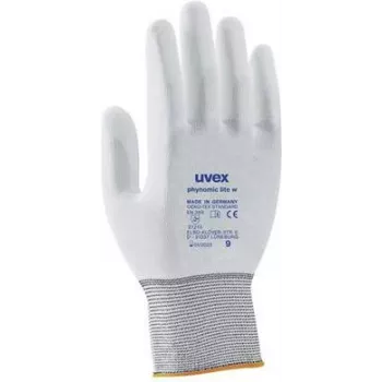 Uvex phynomic lite w kaitsekindad, suurus 9, hall/valge 6004109