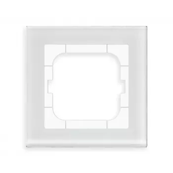 MDT klaasraam 1-kohaline valge 63 mm moodulitele BE-GTR163W.01