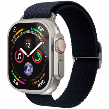 VONMÄHLEN kootud kinnis Apple Watchile 44/45/49mm, tumesinine