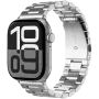 VONMÄHLEN Link Bracelet 2 Apple Watchile 44/45/46/49mm, roostevaba teras, hõbedane
