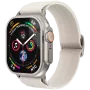 VONMÄHLEN Classic nailonist kinnis Apple Watchile 40/41/42mm, kreemjas