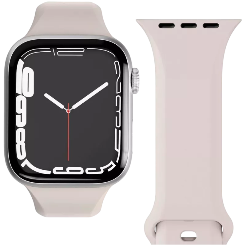 VONMÄHLEN Classic Band 2 Apple Watchile 44mm, 45mm, 49mm, üks suurus, kreemjas
