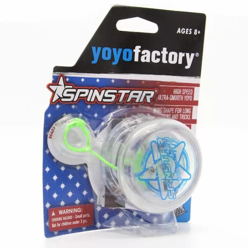 YoYoFactory Spinstar pimedas helendav sinine algajale ja kesktasemele mõeldud jojo