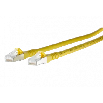 METZ CONNECT 1308450377-E Cat6a S/FTP paigalduskaabel, kollane, 0,3 m