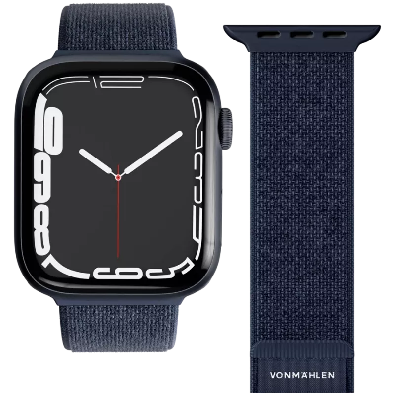 VONMÄHLEN Fitness Loop 2 nutikella rihm 44mm, 45mm, 46mm, 49mm korpustele, üks suurus, tumesinine