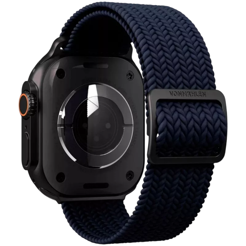 VONMÄHLEN kootud silmus 44/45/46/49mm Apple Watchile, Navy Black