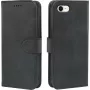 AIMOYU Premium Leather Flip Wallet Case iPhone SE (2022/2020), iPhone 8/7 jaoks - Must