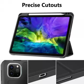 MRDISC klapiga ümbris Apple iPad Pro M4-le - must TPU MG-FLIPIPADPM4