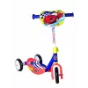 MUUWMI AU 506 KiddyScooter Racing 3-rattaline tõukeratas lastele alates 3. eluaastast, sinine/punane, LED-tuledega esirattad, reguleeritav käepide 58–68 cm, max 20 kg