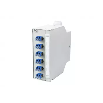 METZ OpDAT REGpro Splice Module 6xLC-Duplex OS2 Pure White RAL 9010 15024A97406-E