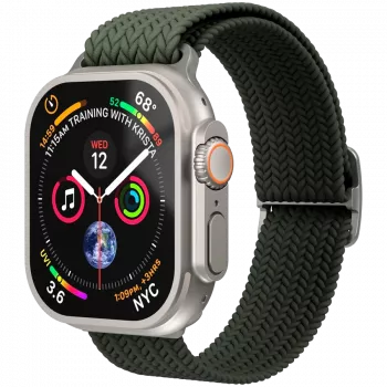 VONMÄHLEN kootud silmus Apple Watch 40/41/42mm, oliiv