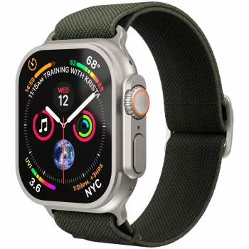 VONMÄHLEN Classic Nylon Loop 44, 45, 46, 49mm One Size, oliivroheline
