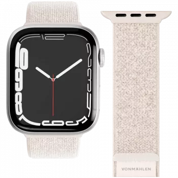 VONMÄHLEN Fitness Loop 2 kellarihm Apple Watchile 44/45/46/49mm, kreemjas