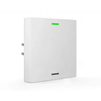 MDT BE-TAL63T1.01 KNX klaasist surunupp 1-kordne RGB-W oleku-LED-iga, temperatuuri- ja heledusanduritega, stuudio valge läikiv neutraalne