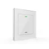 MDT BE-GTL1TW.01 Glastaster II Light 1-kordne RGBW KNX klaasist surunupp, valge