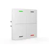 MDT BE-TAL63T4.01 KNX klaasist surunupp-andur 4-kordne RGBW oleku-LED-idega, temperatuuri-, lähedus- ja heledusanduritega, stuudio valge läikiv