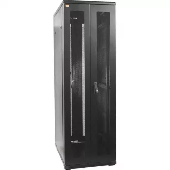IT-BUDGET 19 inch Server Rack SRK - 42U - 600x1000 mm - Perforeeritud topeltuksed ees ja taga - Lahtivõetav - Must (90ITB19SRK42610DTSN)
