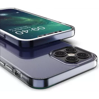 CYOO üliõhuke silikoonkate Apple iPhone 12 Pro Max 6,7-tollisele - must (CY121998)