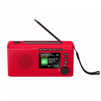 Reflexion TRA2757DAB+ punane DAB+ ja FM kaasaskantav raadio Bluetoothi, USB, AUX ja äratuskellaga