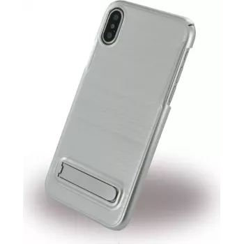 CYOO harjatud tugikorpus Apple iPhone X / XS jaoks - hõbedane