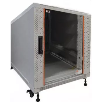 IT-BUDGET 19-tolline serveririiul SRK 12U 600x1000 mm klaasist esiuks helesinine 90ITB19SRK12610GGN