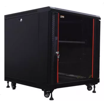 IT-BUDGET 19-serveririiul SRK - 12U - 600x1000 mm - klaas-/tahke terasest uks - kokkupandud - must 99ITB19SRK12610GSNM