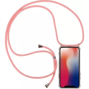 CYOO Necklace Case+ kaelakeega ümbris Huawei Mate 20-le - roosa silikoon (CY121039)