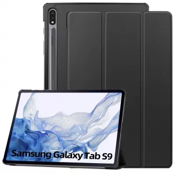 MRDISC klapiga ümbris Samsung Galaxy Tab S9 5G jaoks - must TPU (MG-FlipSGTABS95GSW)