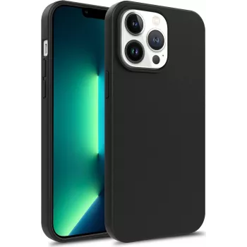 CYOO Premium vedel silikoonümbris Apple iPhone 14 Pro Max jaoks - must CY122778