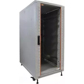 IT-BUDGET 19 inch Server Rack SRK - 27U - 600x1000 mm - Klaas/tahke uks - Flatpack - Helehall 90ITB19SRK27610GGN
