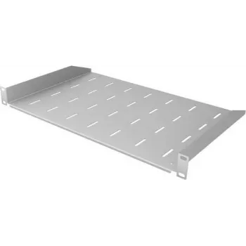 IT-BUDGET 19 inch fikseeritud rack-riiul, 1U, 300 mm sügav, 15 kg kandevõime, helehall 90ITB19FB300G