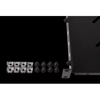 Rockstable RS19-SFH79 1U 19 inch raskeveokindel fikseeritud riiul, SPCC teras, must, kandevõime 60 kg