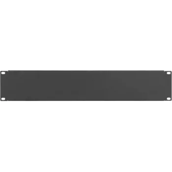 IT-BUDGET 19 inch pimepaneel / rack täiteplaat - 2U - stabiilne metallversioon - must (90ITBBP2HES)