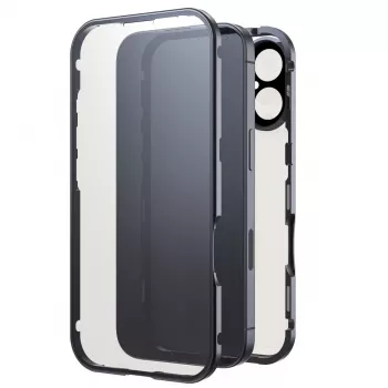 Black Rock Cover 360° klaas Apple iPhone 16-le, must 00228084