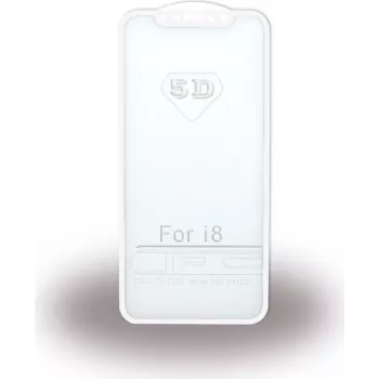 CYOO Premium Apple iPhone X 5D karastatud klaasist ekraanikaitse - valge