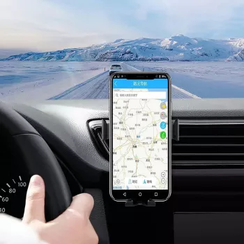 CYOO CY120792 Qi 15W traadita autolaadija hoidik automaatse kinnitusega ja 360° pöörlemisega