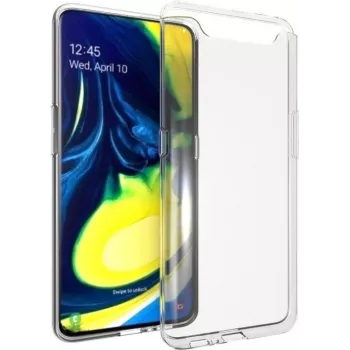 CYOO üliõhuke silikoonkate Samsung Galaxy A80/A90 jaoks - läbipaistev