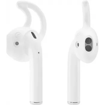 CYOO Sport silikoonist kõrvatroppide katted Apple AirPodsile - valge (CY121414)