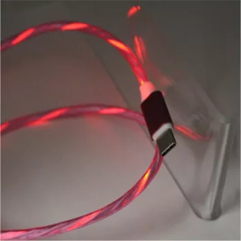 CYOO Flow Light Micro USB laadimiskaabel 1m roosa, voolava valguse efektiga CY121350