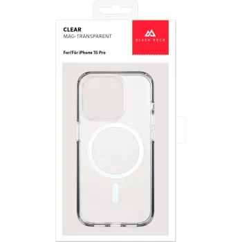 Black Rock Cover Mag läbipaistev ümbris Apple iPhone 15 Pro jaoks, läbipaistev (00221270)
