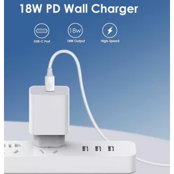 CYOO PD01 20W USB-C Power Delivery seinatavalaadija - valge CY121761