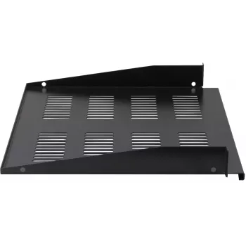 Rockstable RS19-FH18 19 inch 1U fikseeritud riiul 400mm sügavus 25kg kandevõime must