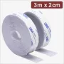 Quadrios 24CA323 isekleepuv takjapaelteip, 3 m x 20 mm, valge
