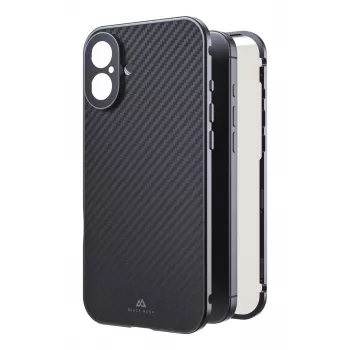 Black Rock Cover 360° klaas Apple iPhone 16 Plus, päris süsinik (00228105)