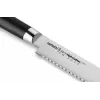SAMURA Harakiri leivanuga 230 mm lainelise servaga, AUS-8 roostevaba teras, must ABS käepide