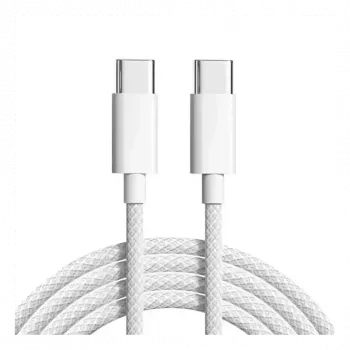 Cyoo puuvillase kangaga USB-C - USB-C laadimiskaabel 2m (CY123447)