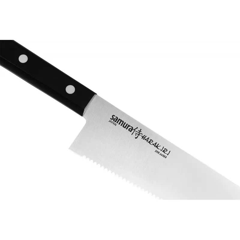 SAMURA Harakiri universaalnuga 125 mm AUS-8 terasest musta käepidemega