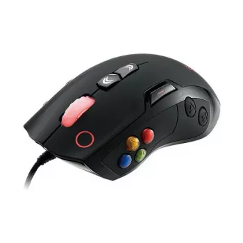 Thermaltake VOLOS Black laser mänguhiir, 6500 DPI, 14 nuppu, juhtmega